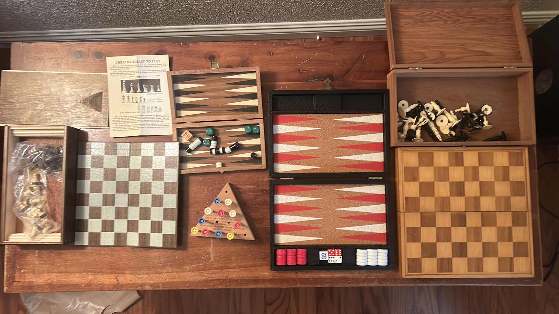 Photo 1 of BOARD GAMES ASSORTMENT- CHESS, CHECKERS AND MORE