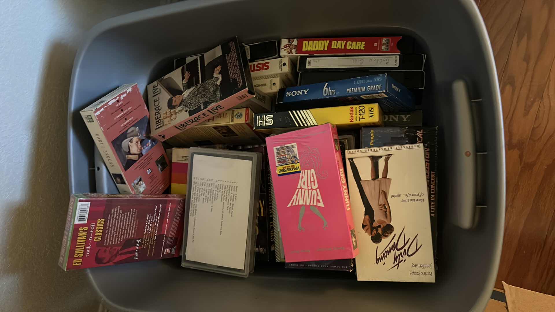 Photo 1 of LARGE TOTE FULL OF VHS MOVIES