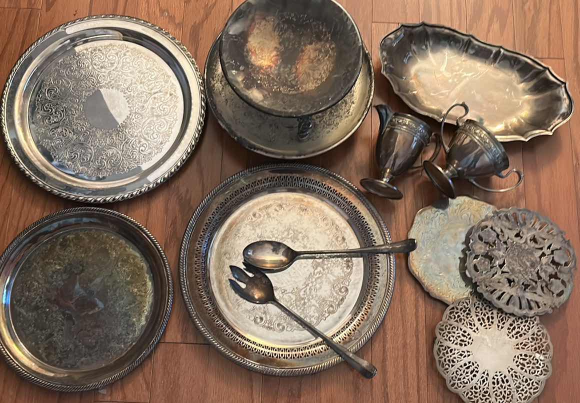 Photo 1 of VINTAGE SILVER PLATED ASSORTMENT