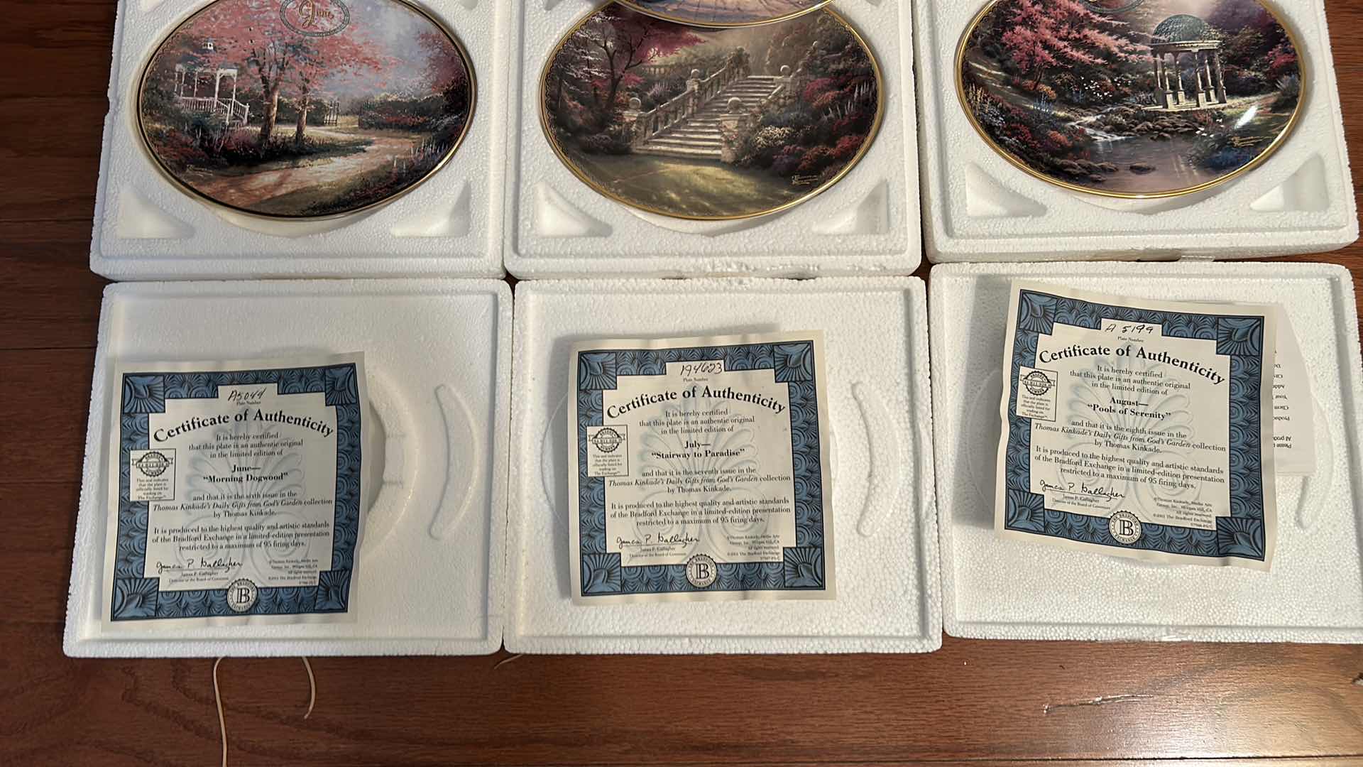 Photo 5 of 7 COLLECTIBLE PLATES WITH COA