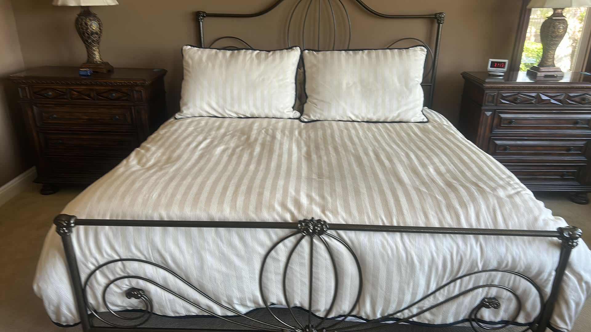 Photo 6 of KING BEDDING WITH SHAMS AND PILLOWS