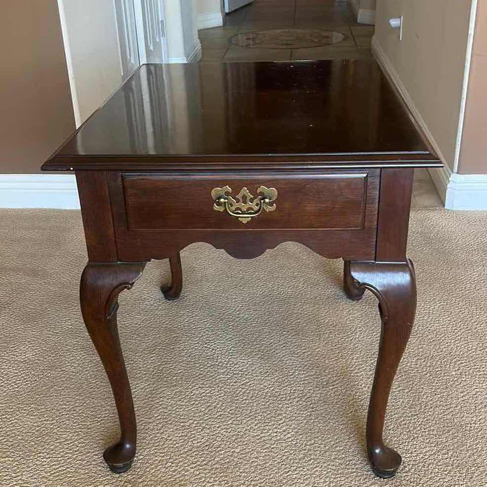 Photo 2 of ETHAN ALLEN WOOD SIDE TABLE / NIGHT STAND 21 1/2” x 26 1/2” x 22 1/2”