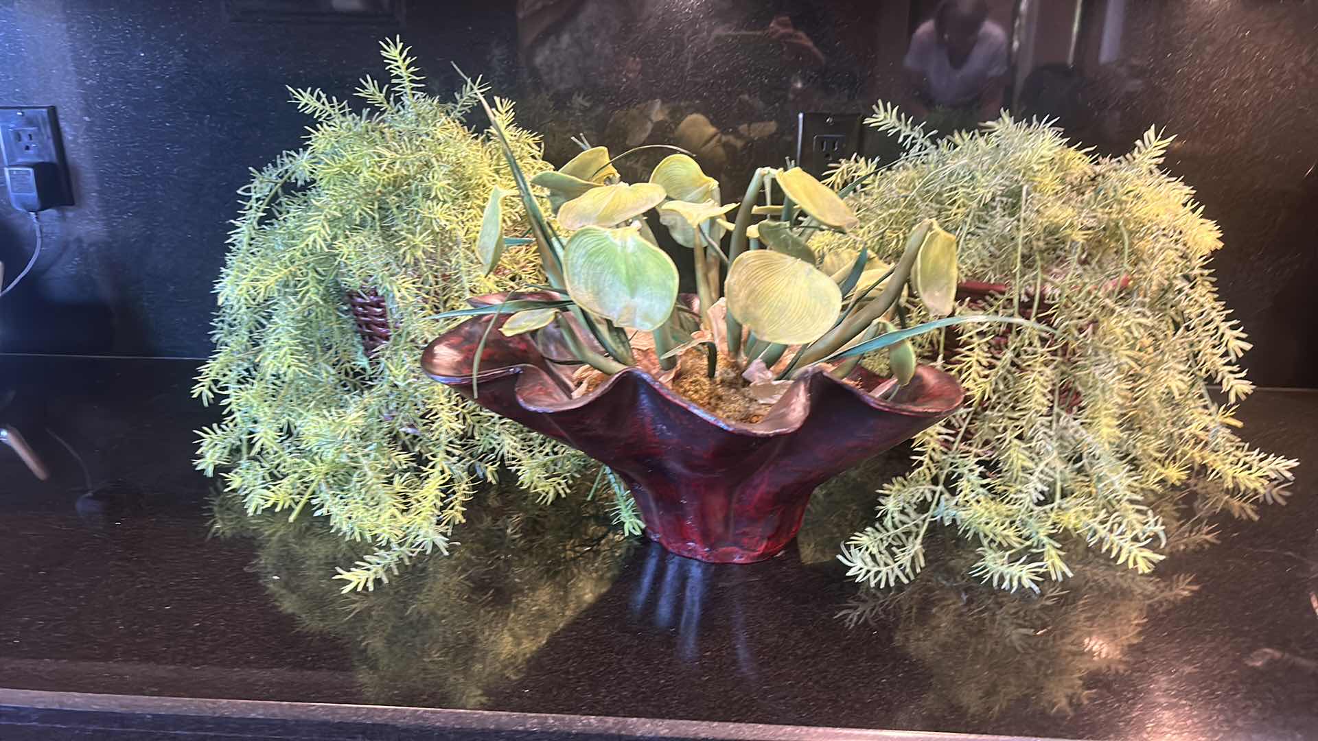 Photo 7 of 3 REALISTIC FAUX PLANTS (SCALLOPED ONE 19” x 13”