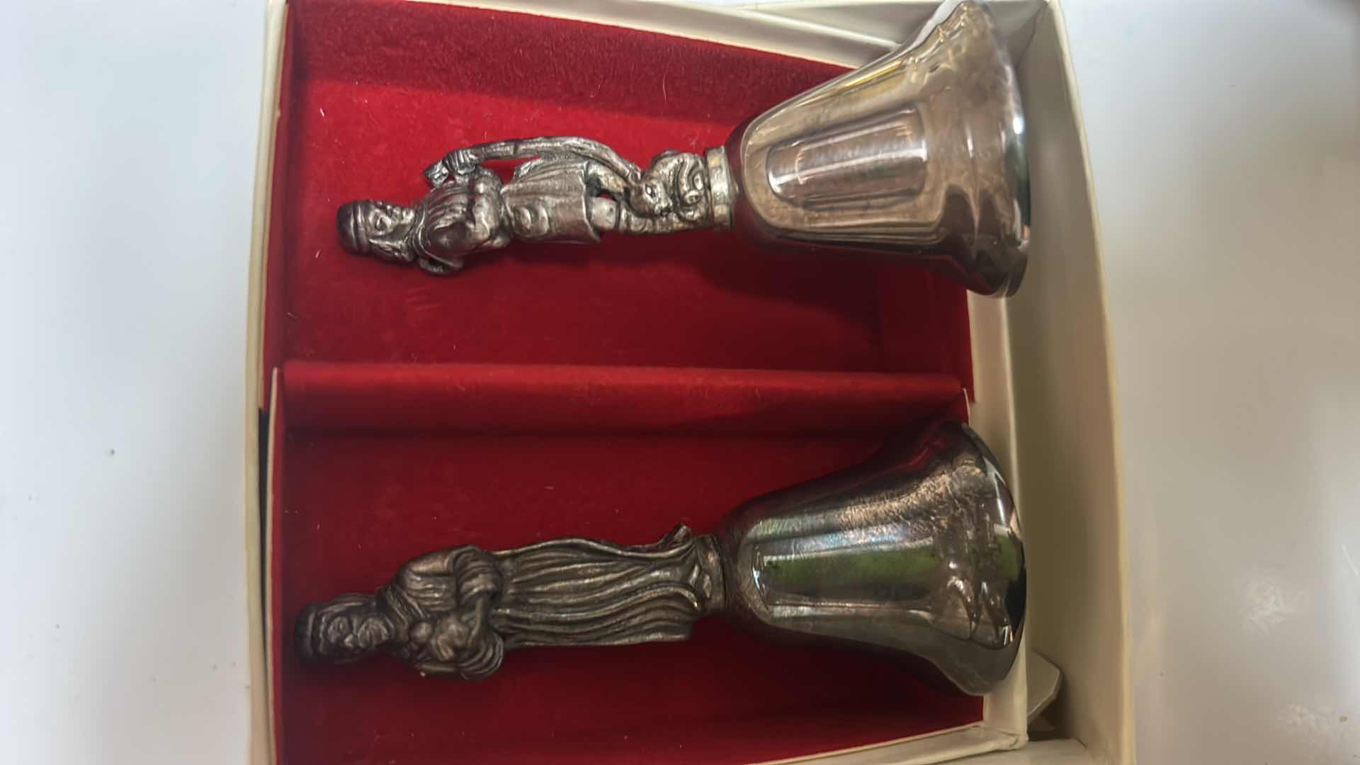 Photo 4 of VINTAGE REED AND BARTON SILVER PLATED NATIVITY BELLS
