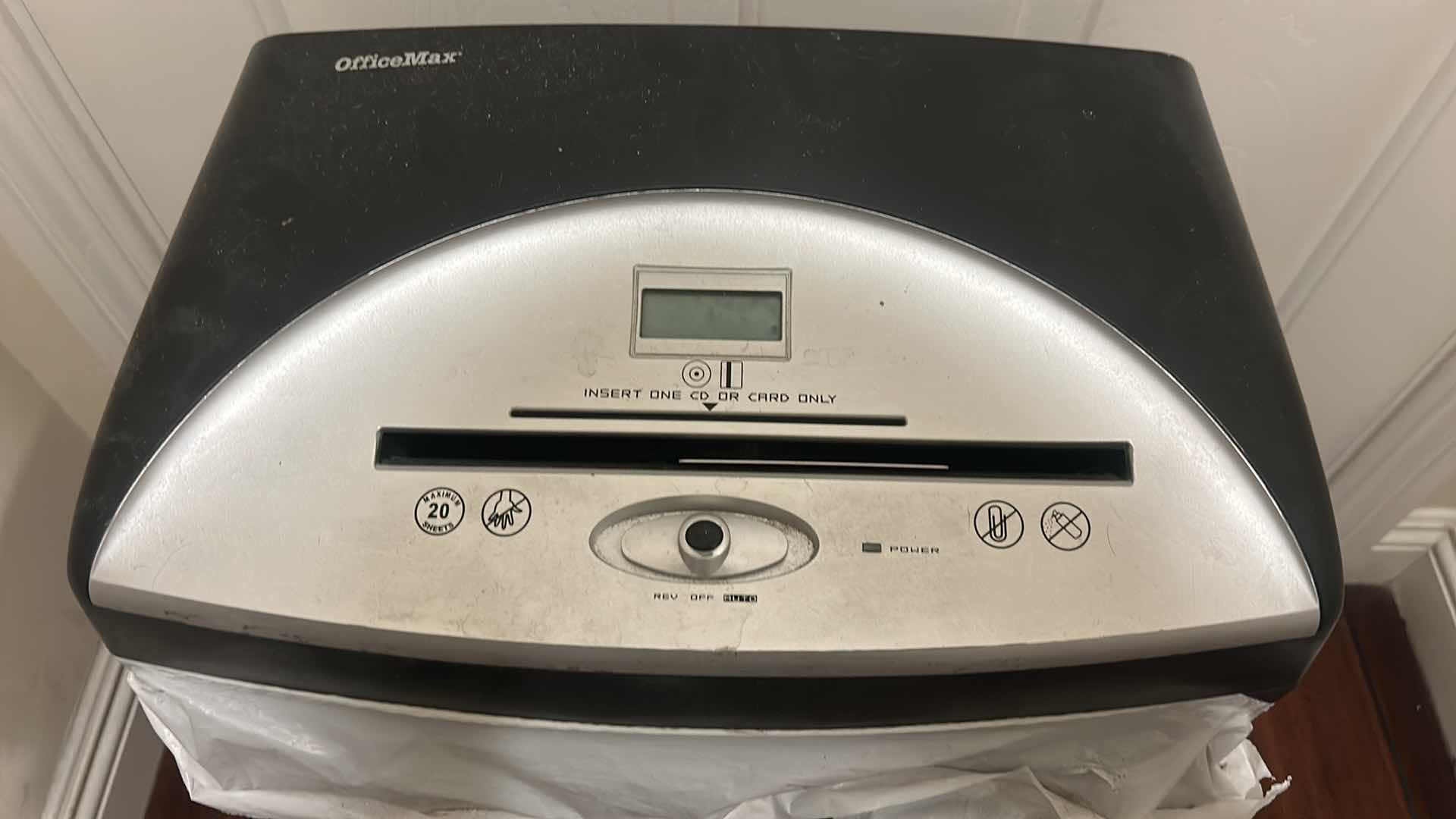 Photo 2 of LARGE OFFICE MAX SHREDDER