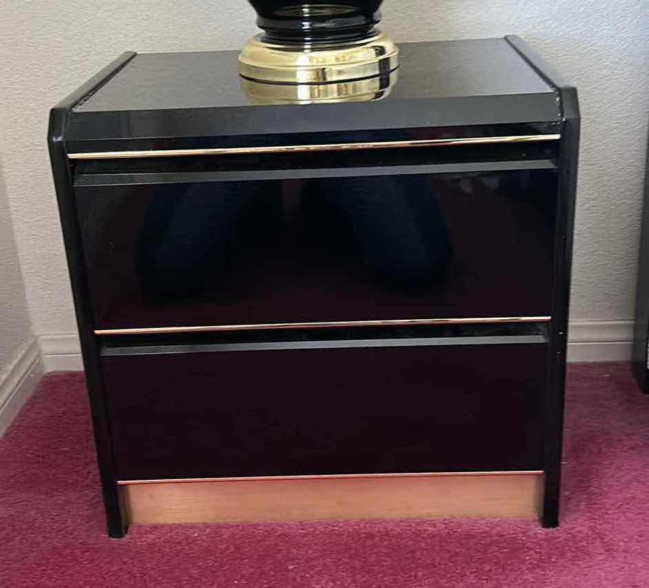 Photo 1 of BLACK NIGHTSTAND 22” x 16” x 22”