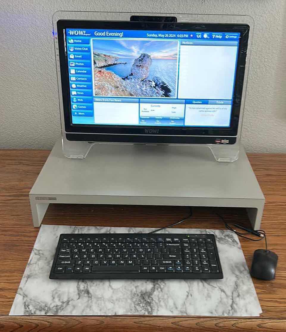 Photo 1 of WOW COMPUTER AND KEYBOARD