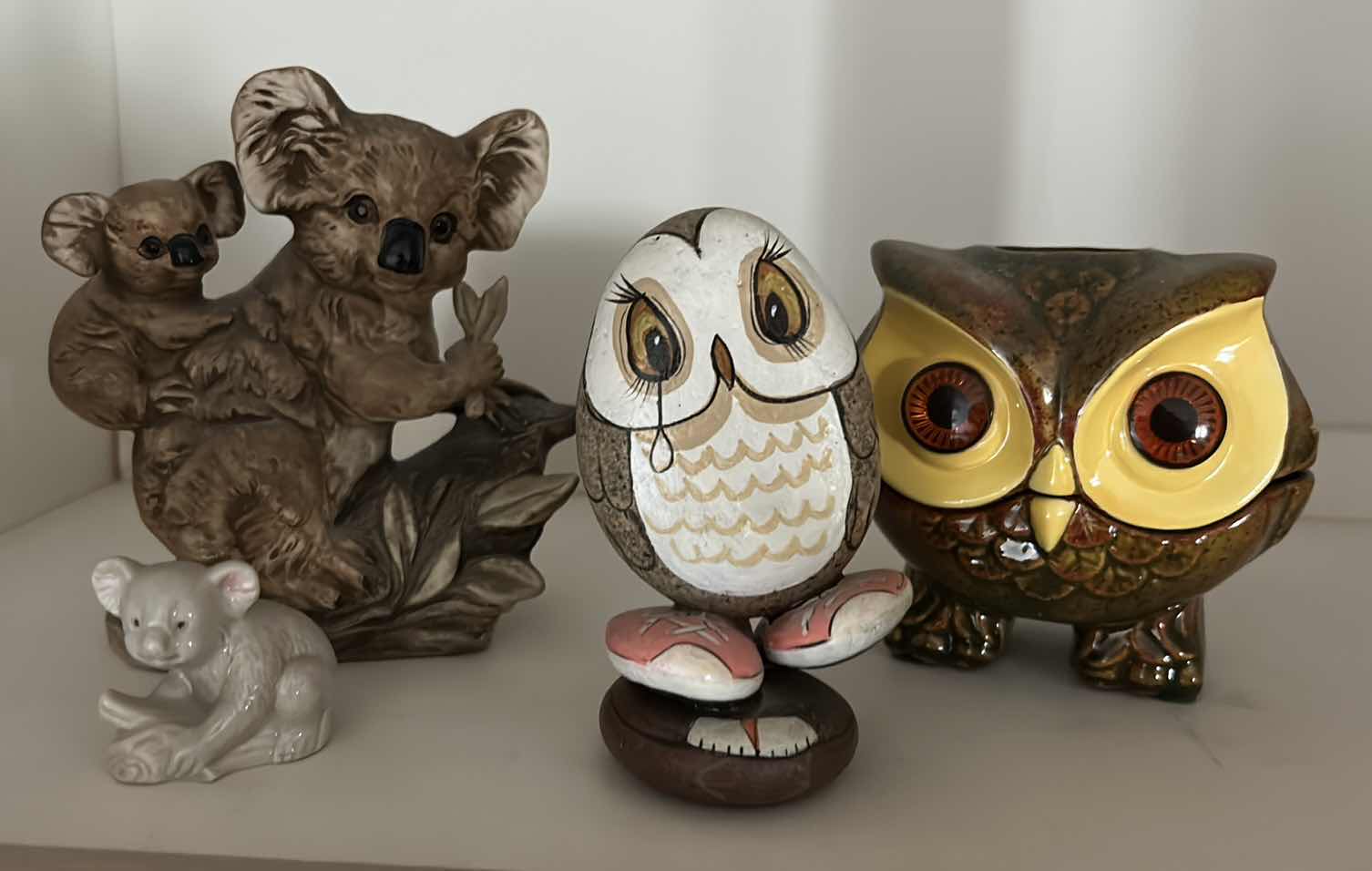 Photo 1 of KOALA AND OWL COLLECTIBLES TALLEST 5”