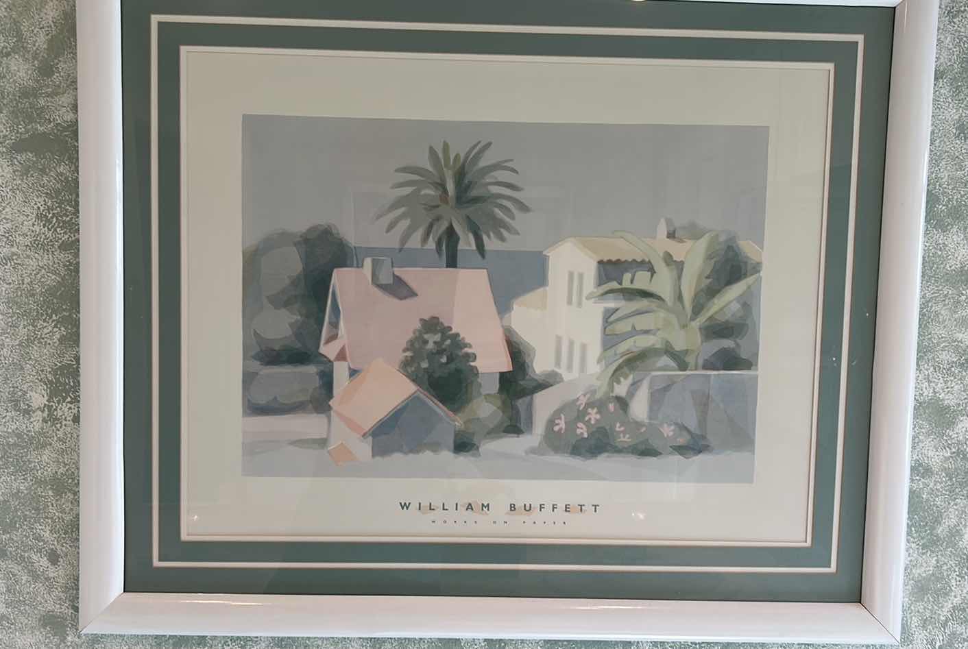 Photo 1 of WILLIAM BUFFET WORKS ON PAPER ARTWORK FRAMED 38” x 31”