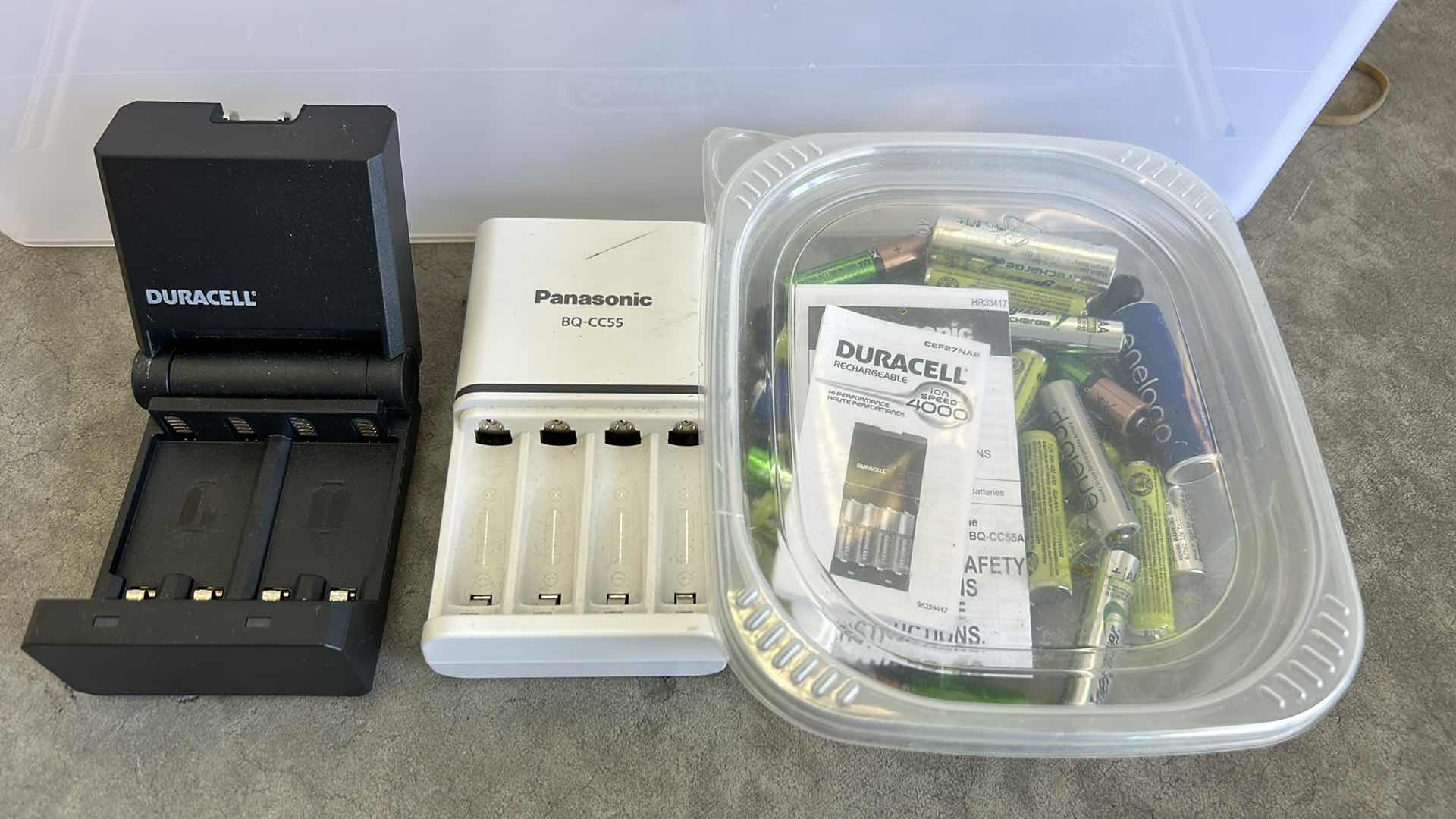Photo 1 of BATTERIES AND CHARGERS
