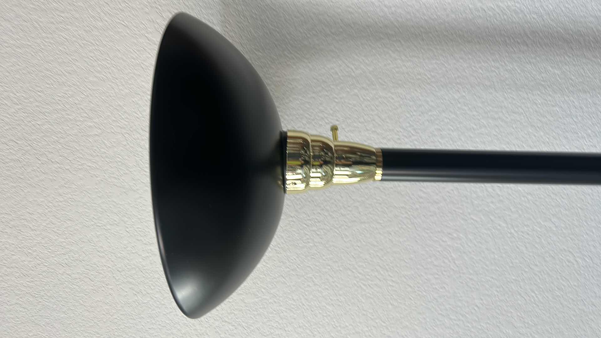 Photo 2 of 6’ BLACK & GOLD FLOOR LAMP