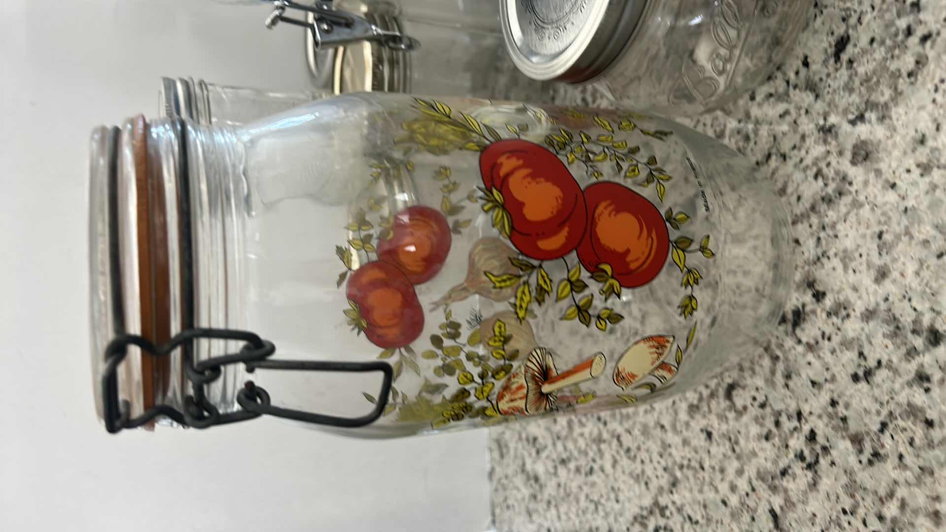 Photo 2 of CANNING JARS AND CANNISTERS