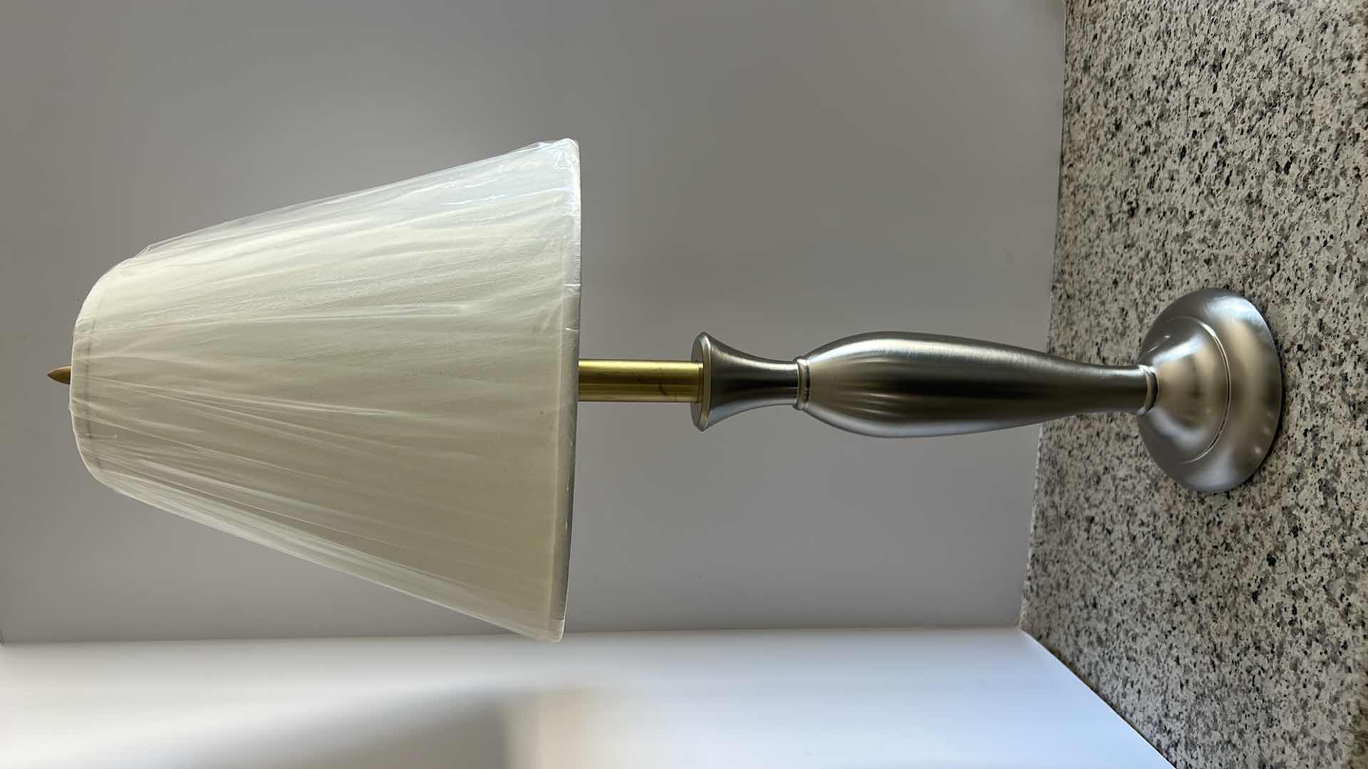 Photo 1 of 31” TABLE LAMP CHROME AND GOLD