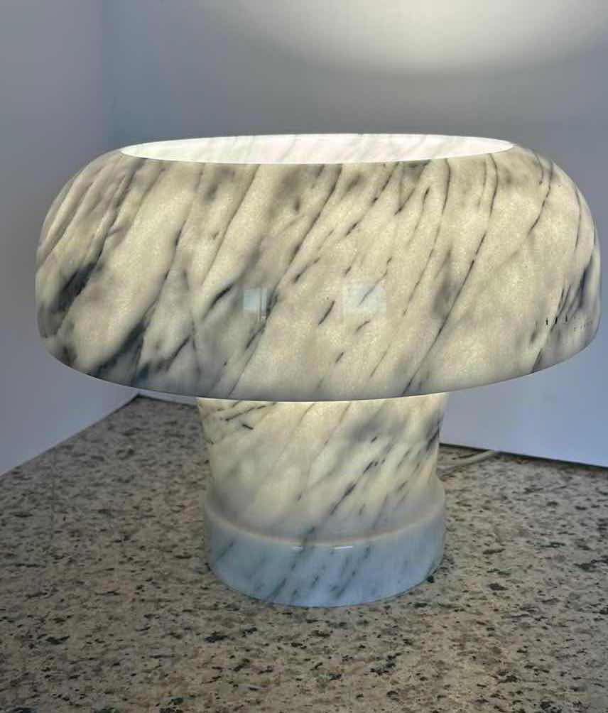 Photo 1 of MARBLE OR GRANITE TABLE LAMP 12” x 9 1/4”