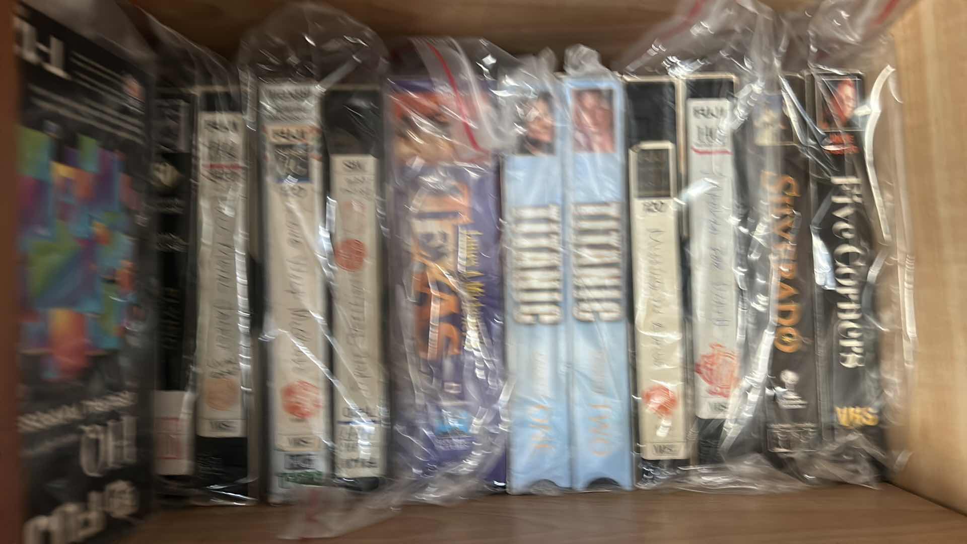 Photo 2 of 2 ROWS VHS TAPES