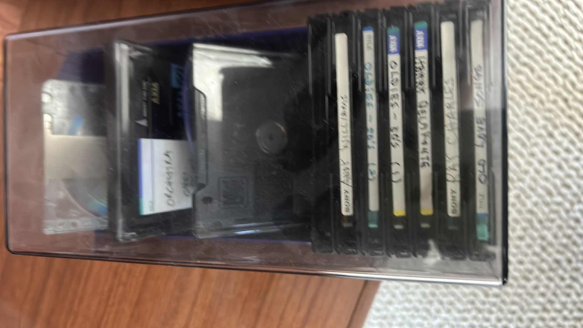 Photo 9 of CONTENTS CABINET- MUSIC CASSETTES & SONY DISCS