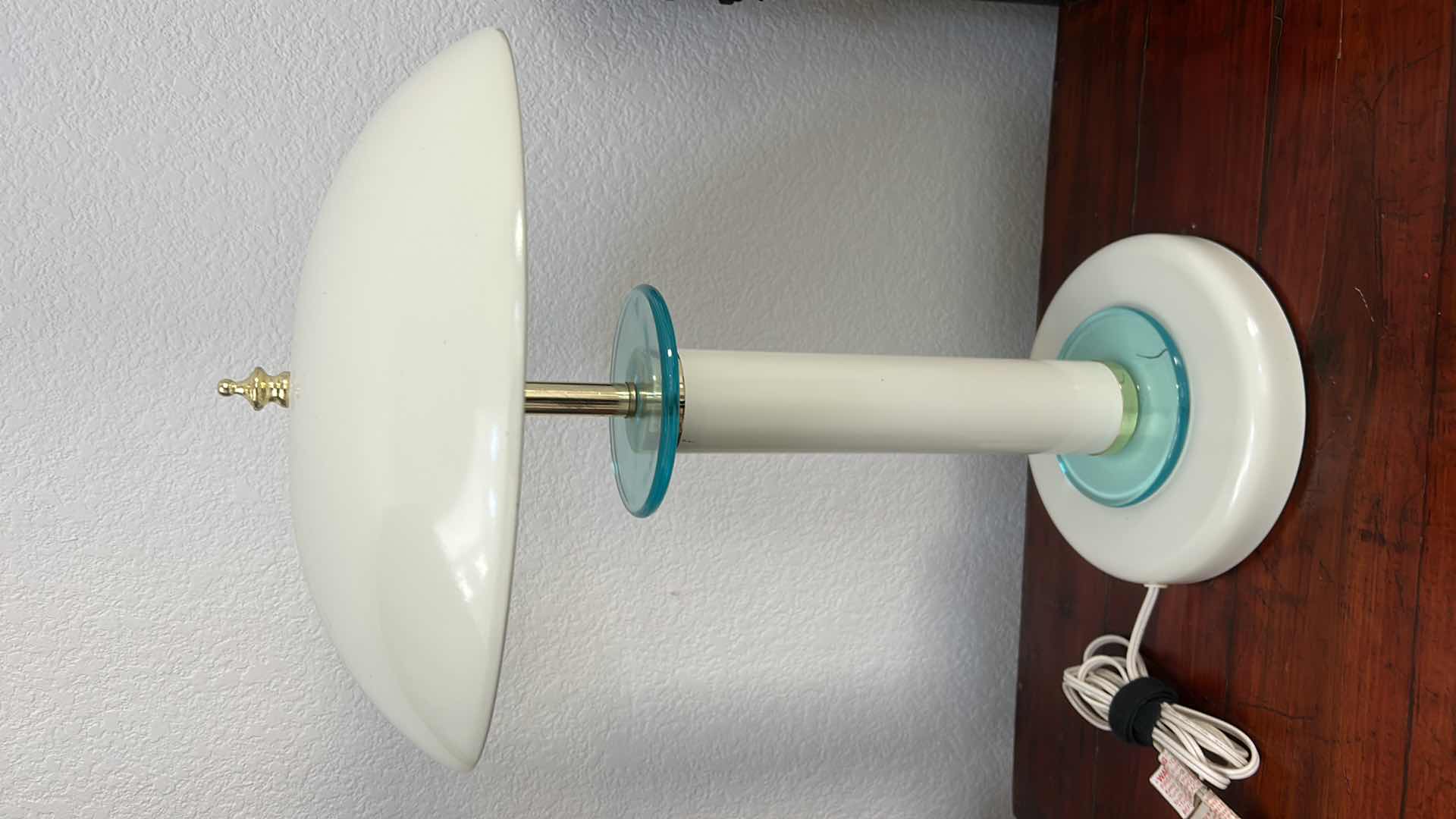 Photo 1 of CREAM COLORED TABLE LAMP H20”