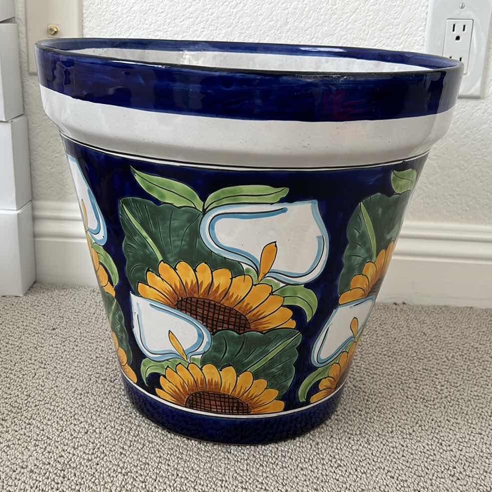 Photo 1 of COLORFUL CERAMIC POT 14 1/2” x 13 1/2”