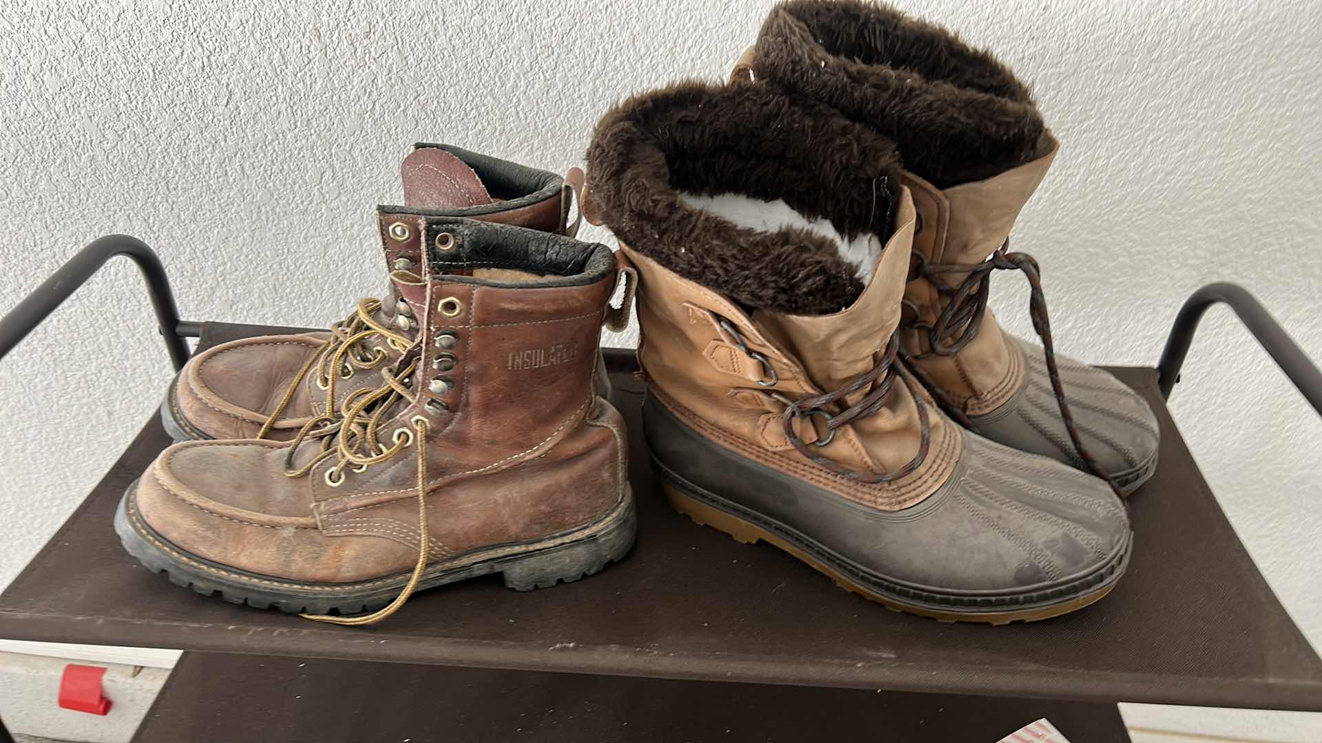 Photo 4 of 2 PAIRS OF MENS BOOTS SIZE 9 & 9.5