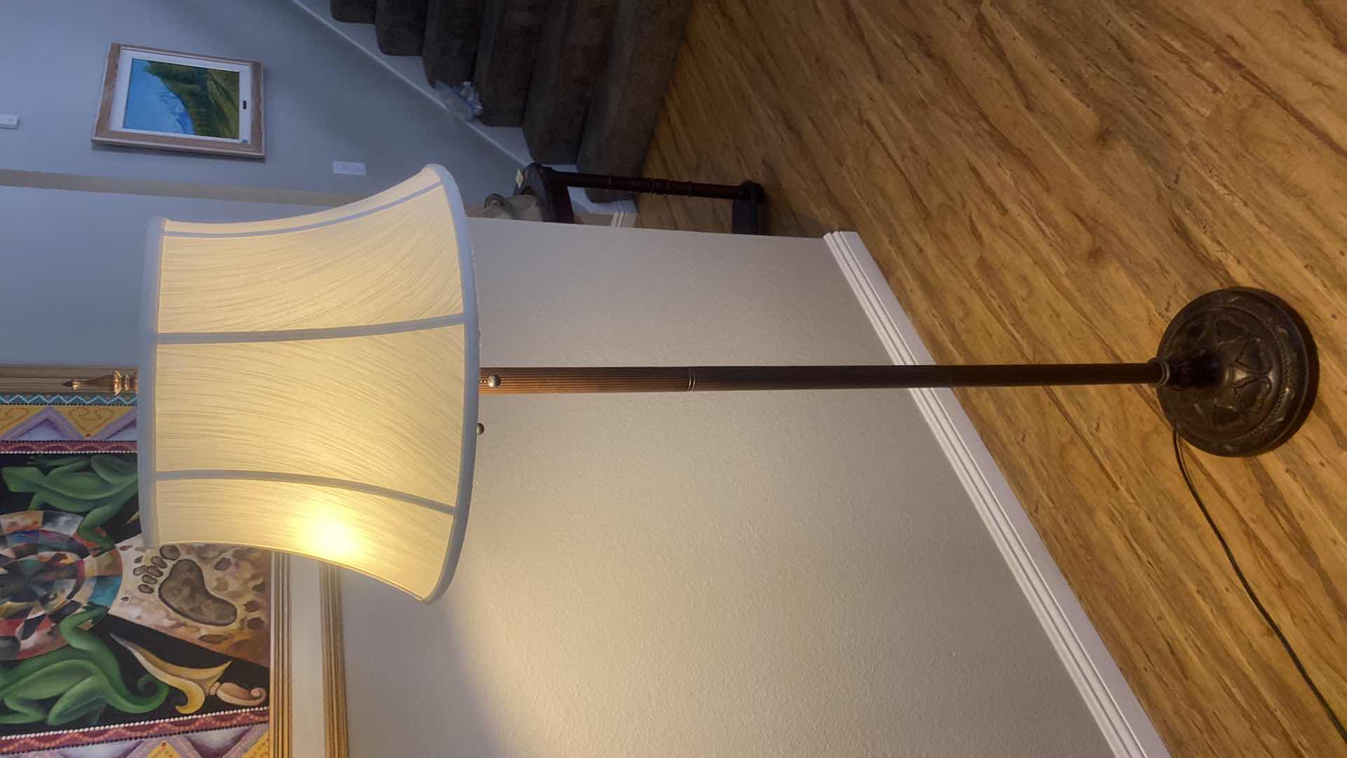 Photo 1 of HEAVY FLOOR LAMP H 64”