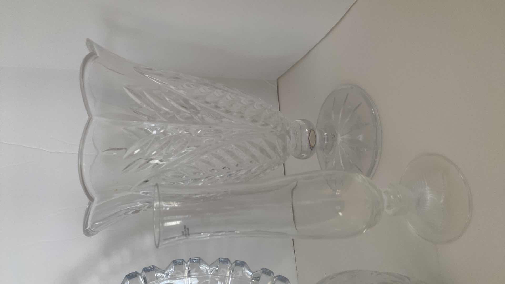 Photo 2 of CRYSTAL AND GLASSWARE LARGEST BOWL 15”