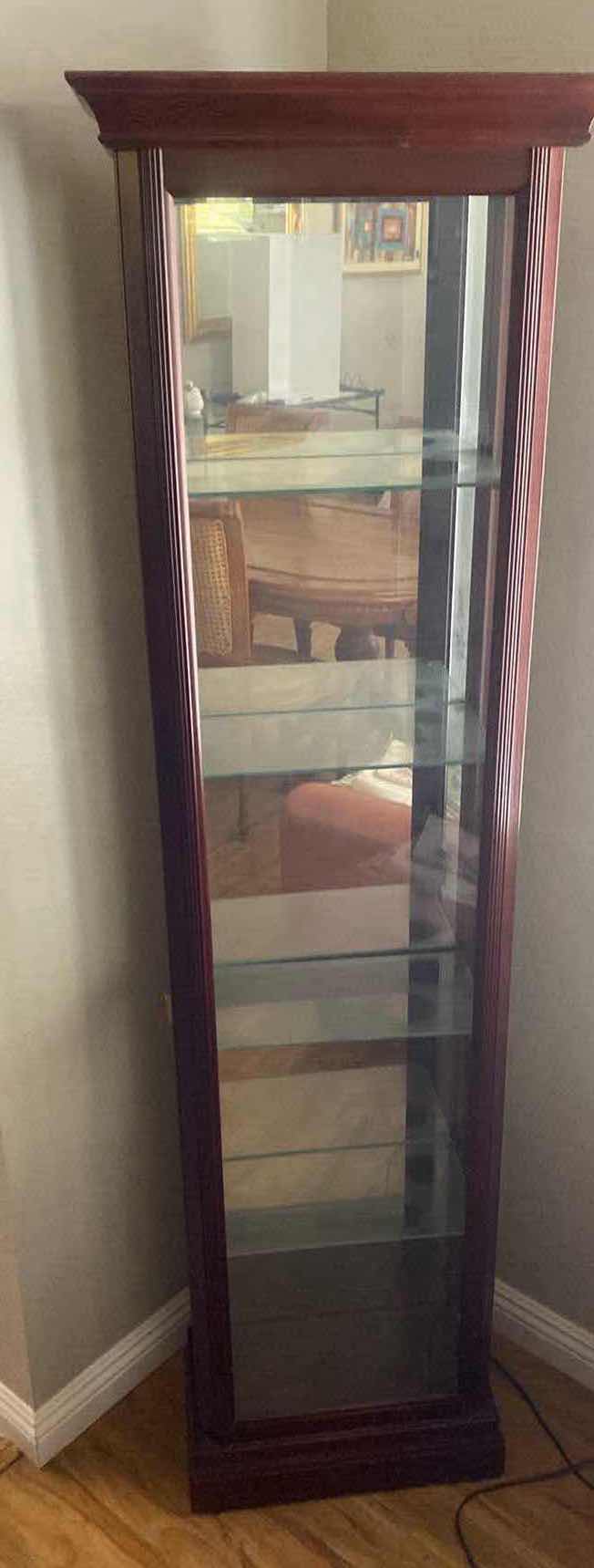 Photo 1 of DISPLAY CABINET 17” x 10” x 73 1/2”