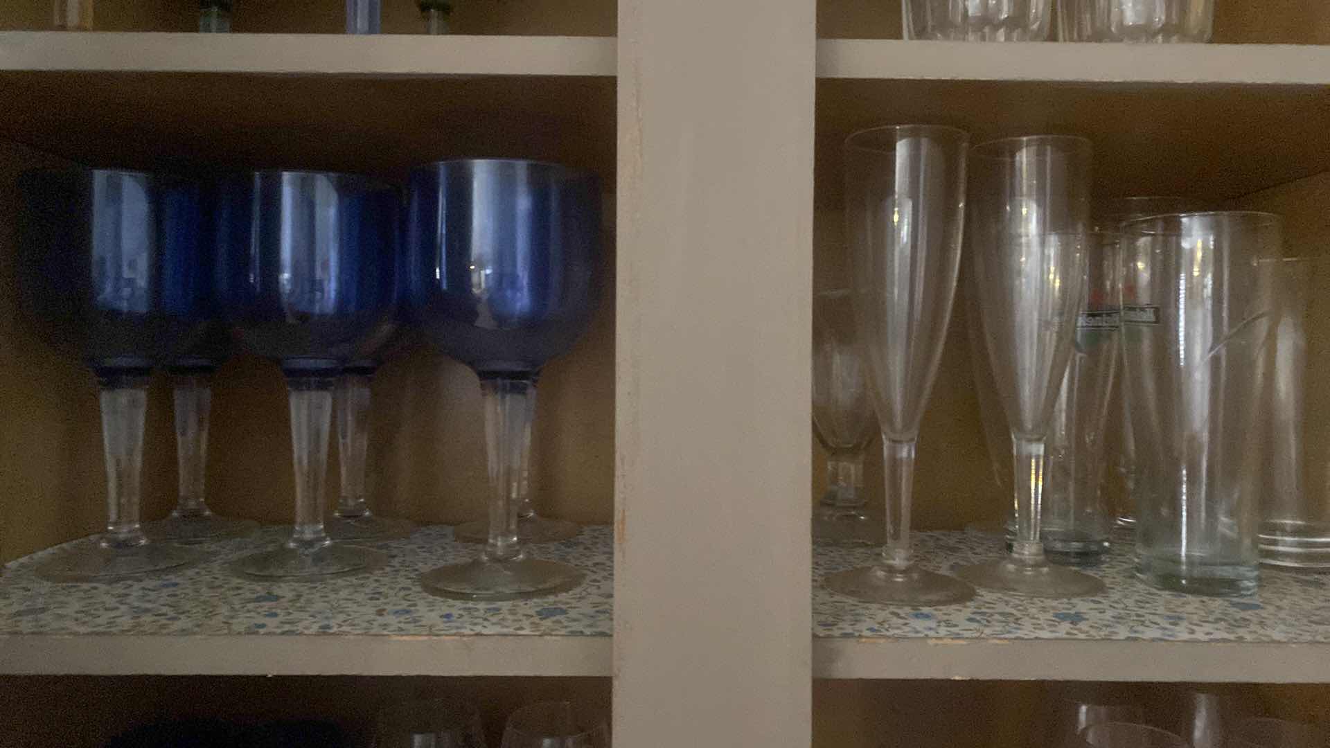 Photo 3 of CONTENTS KITCHEN CABINET - PLASTIC WARE AND GLASSES