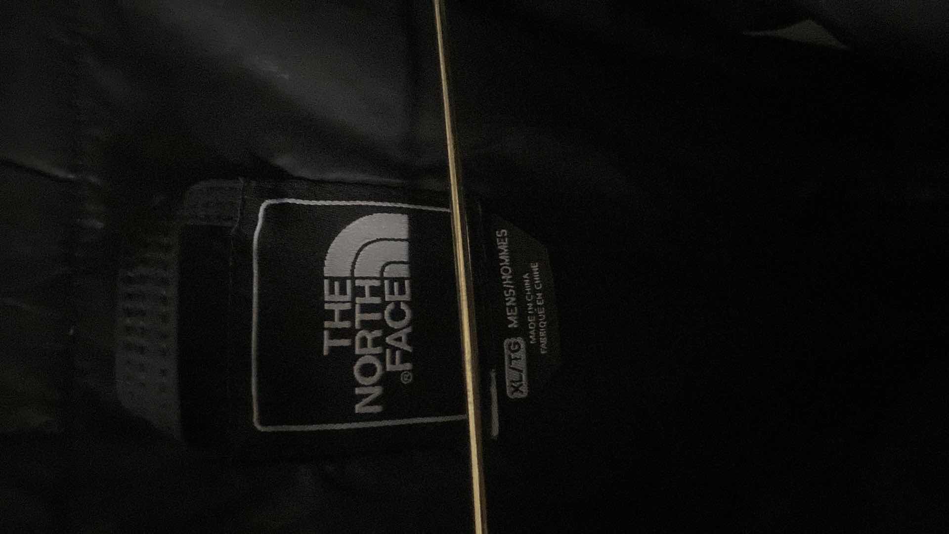 Photo 2 of MENS SIZE XL NORTH FACE INSULATED BOMBER JACKET WITH REMOVABLE HOOD