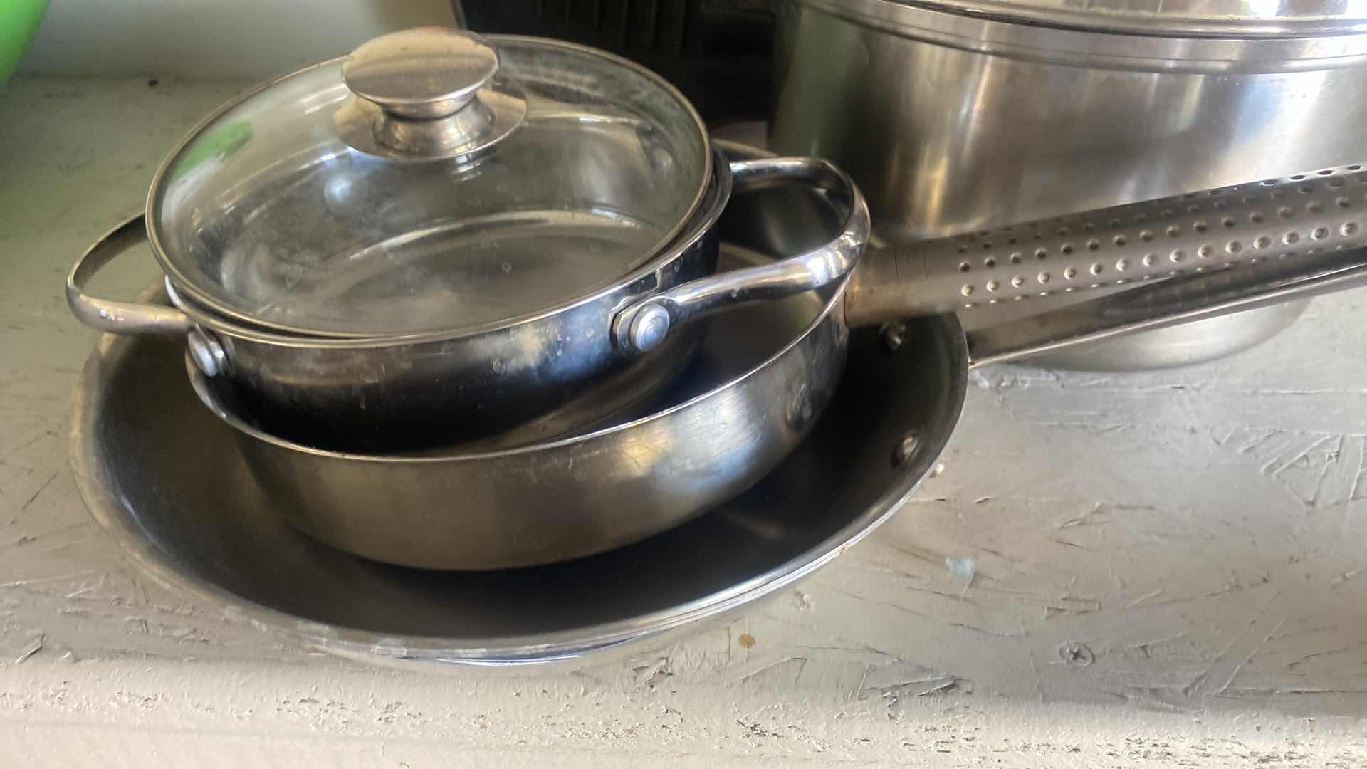 Photo 2 of SHELF IN GARAGE - POTS & PANS