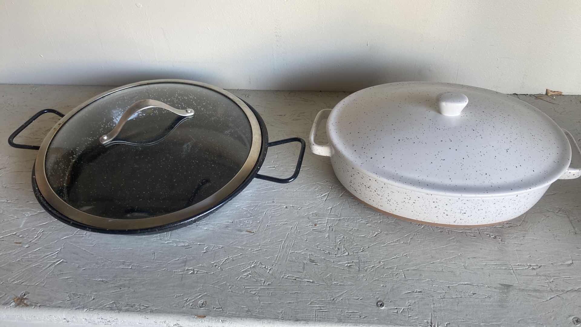 Photo 1 of SHELF IN GARAGE - DOLLY BAKEWARE AND ROASTING PAN