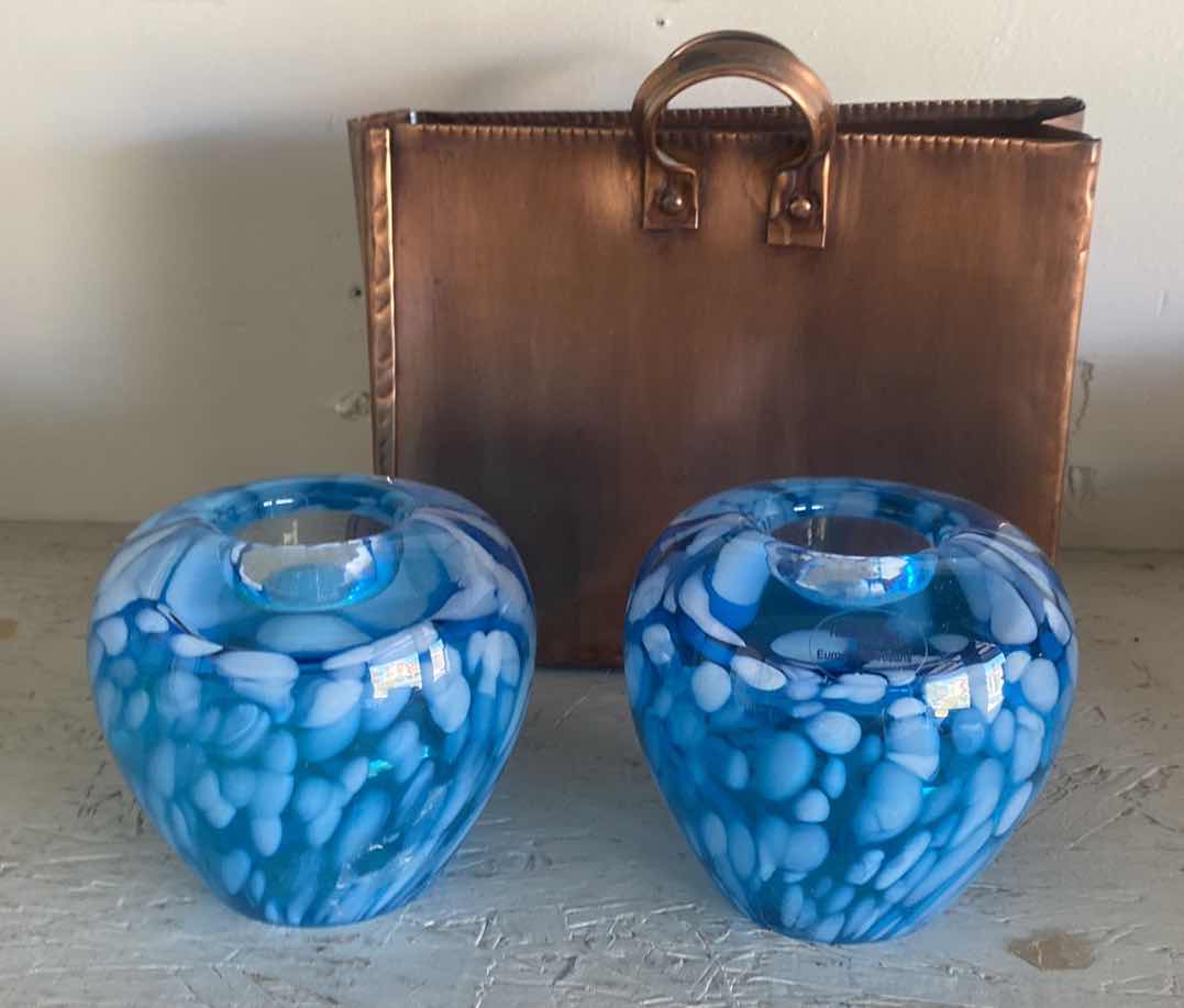 Photo 1 of ART GLASS VOTIVE HOLDERS