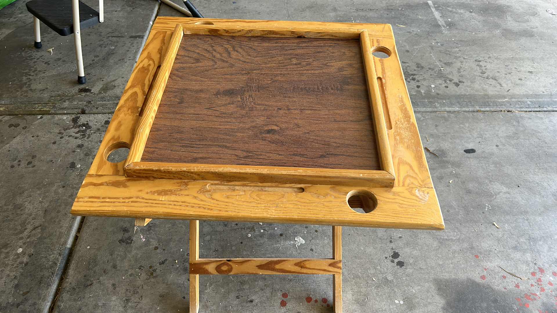 Photo 2 of SMALL HANDMADE GAME TABLE 30” x 30” x 24”