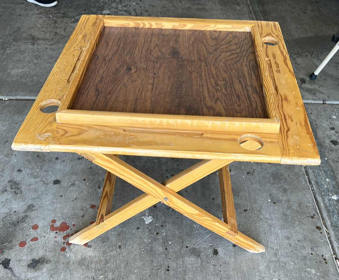 Photo 1 of SMALL HANDMADE GAME TABLE 30” x 30” x 24”