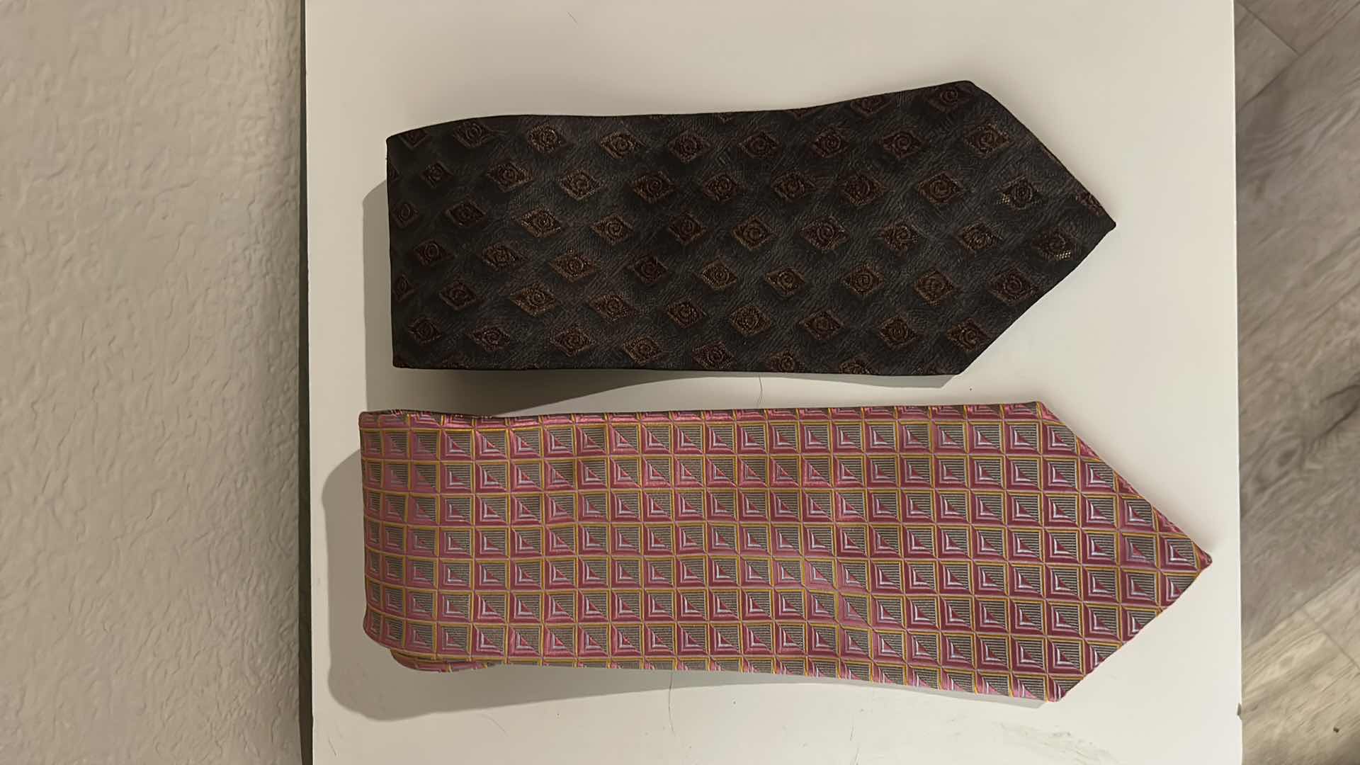 Photo 6 of 2 MENS DESIGNER SILK TIES ROBERT TALBOTT NORDSTROM AND CALVIN KLEIN