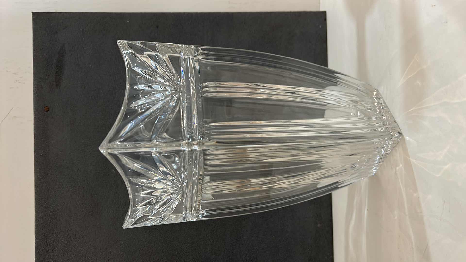 Photo 2 of MARQUIS WATERFORD “ODYSSEY” 10” CRYSTAL VASE MADE IN GERMANY