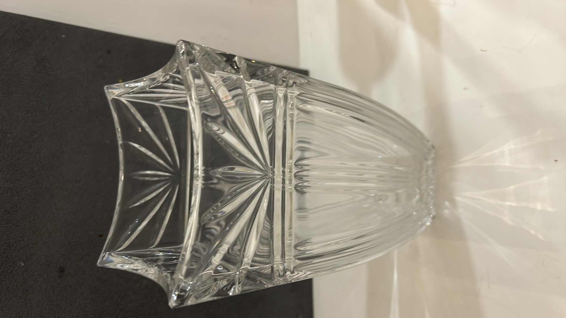 Photo 4 of MARQUIS WATERFORD “ODYSSEY” 10” CRYSTAL VASE MADE IN GERMANY