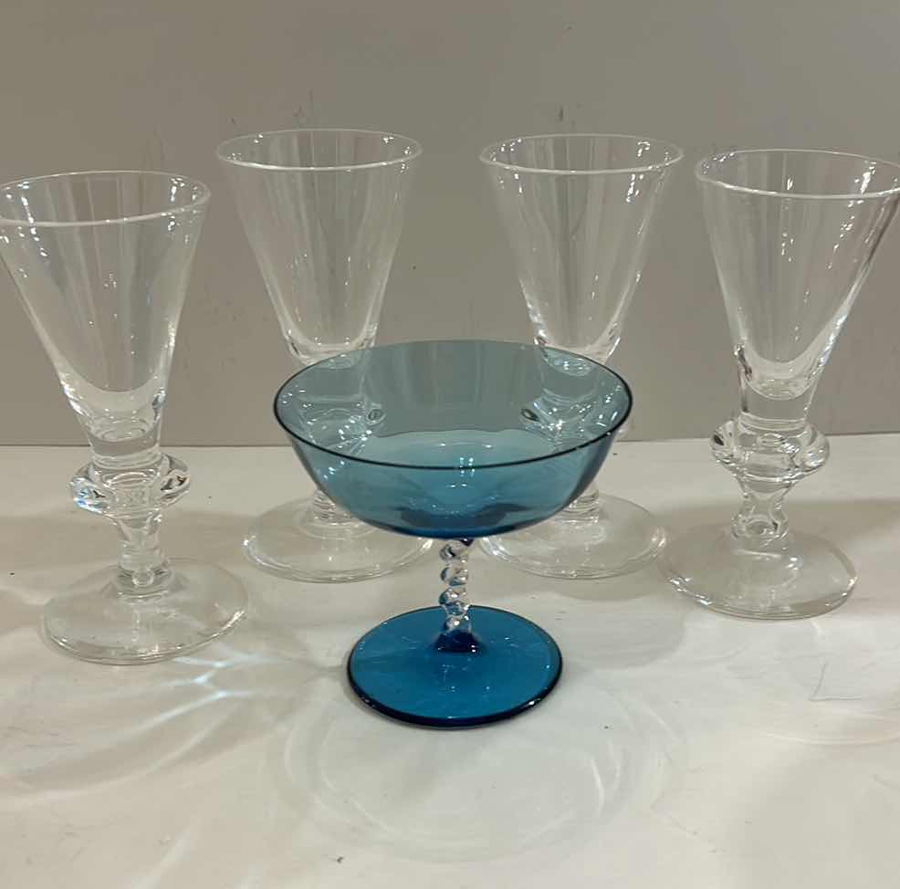 Photo 1 of GLASS AND CRYSTAL STEMWARE