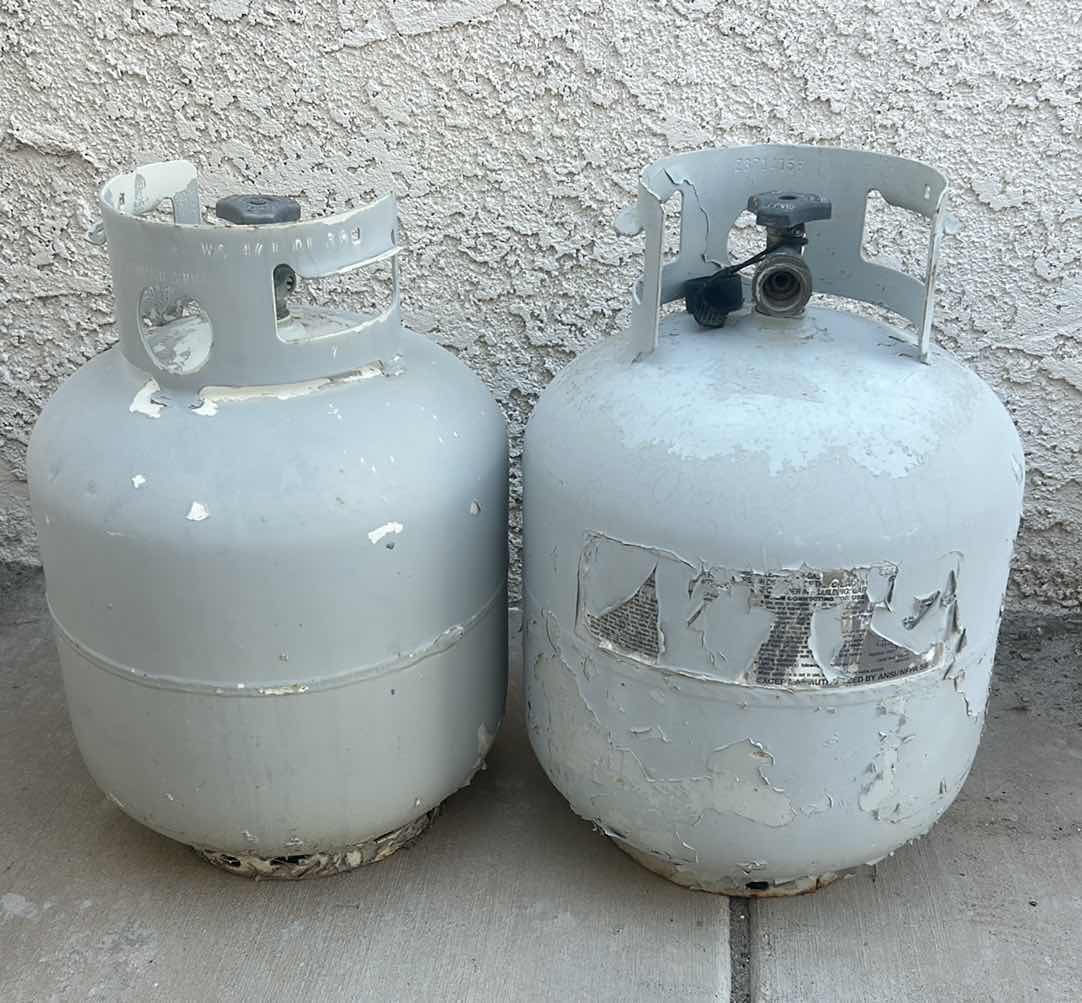 Photo 1 of 2 PROPANE TANKS