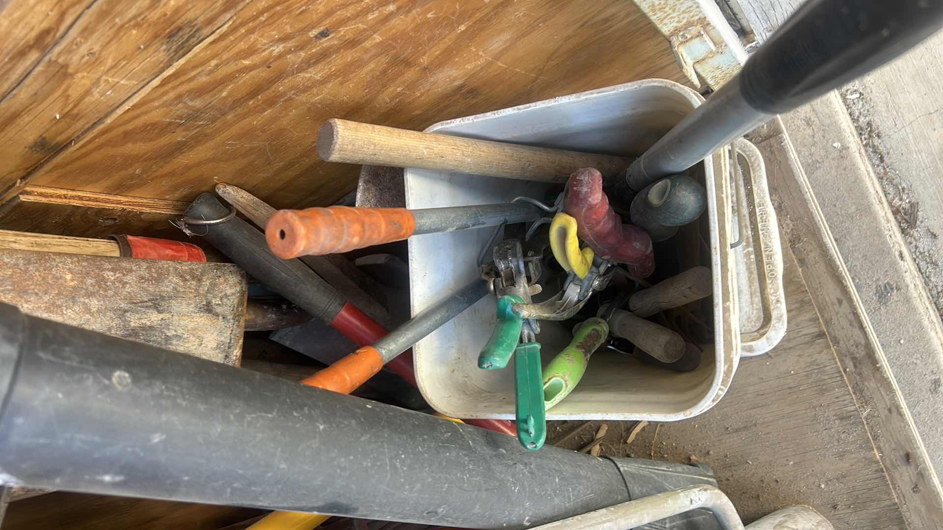 Photo 8 of 2 WOOD STORAGE CONTAINERS WITH CONTENTS 40 1/2“ x 27 1/2“ by 80“