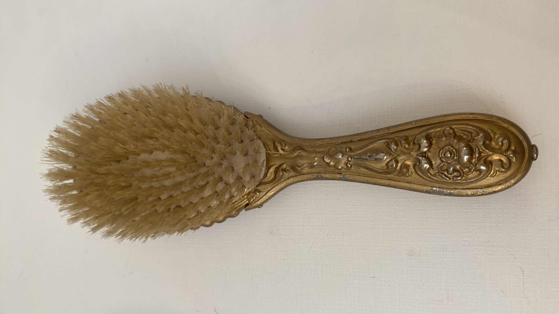 Photo 6 of VINTAGE ART NOVEAU HAND MIRROR & BRUSH