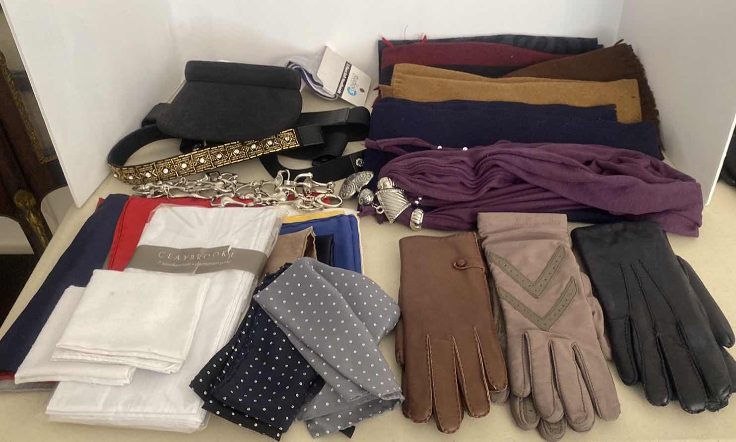 Photo 1 of WOMENS SCARVES, GLOVES BELTS AND MENS POCKET SQUARES