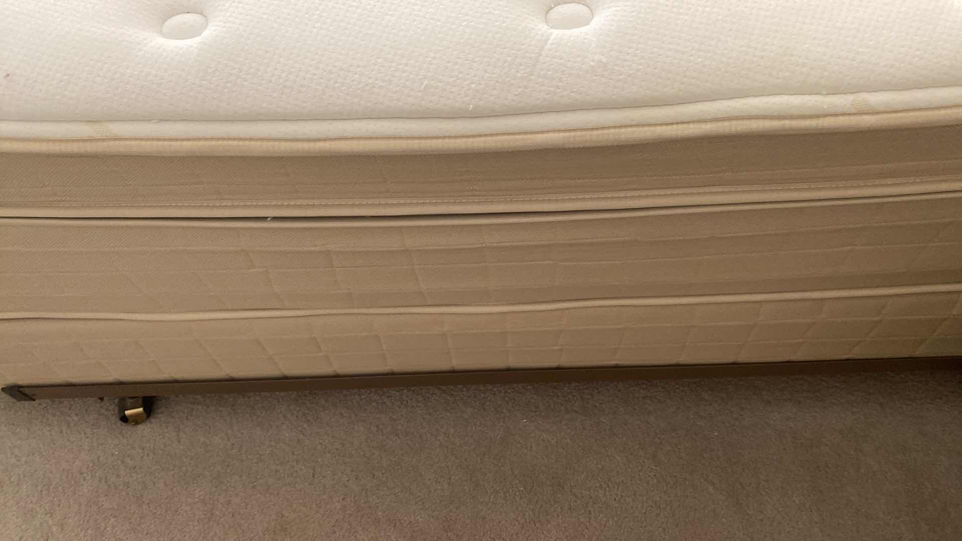 Photo 6 of KING SIZE CLIMACOOL MATTRESS AND BOX SPRINGS 76” x 80” NO VISIBLE STAINS