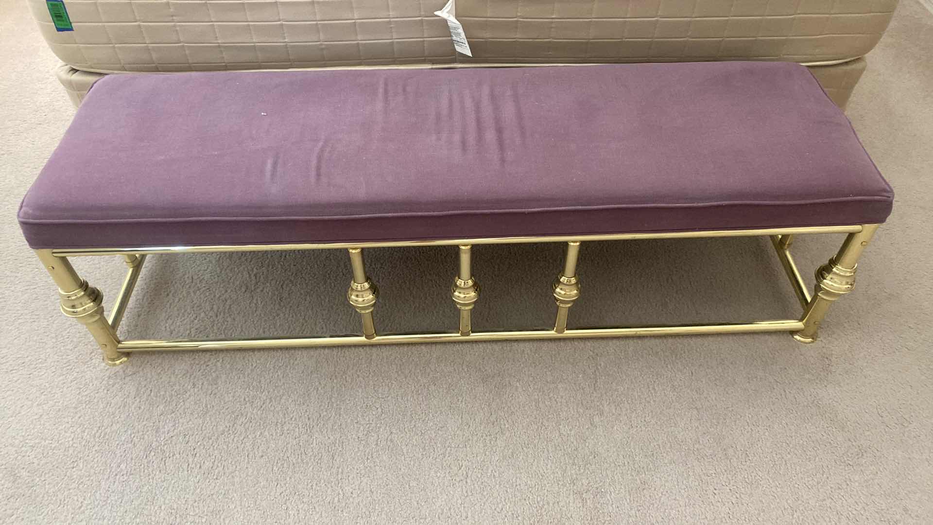 Photo 1 of BRASS BENCH 60“ x 18 “ H 17“