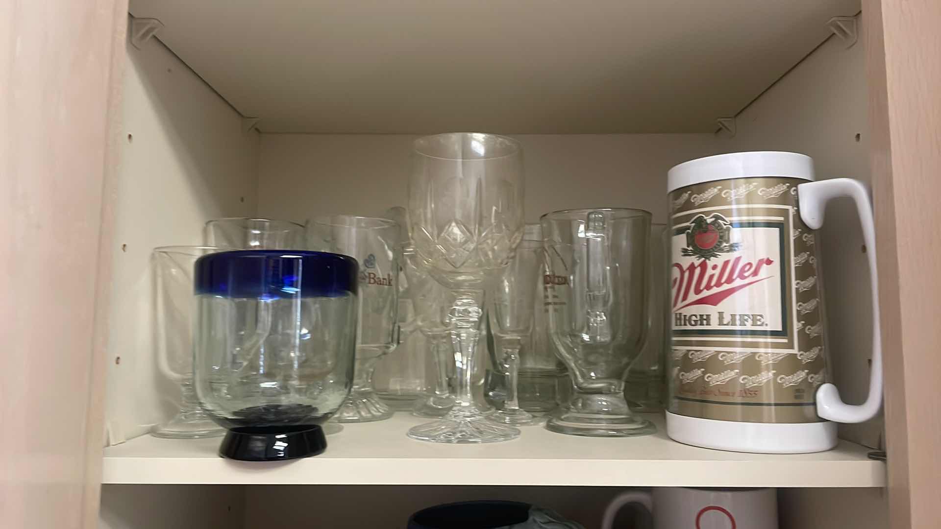 Photo 3 of CONTENTS OF KITCHEN CABINET - COFFEE CUPS  MUGS & GLASSES