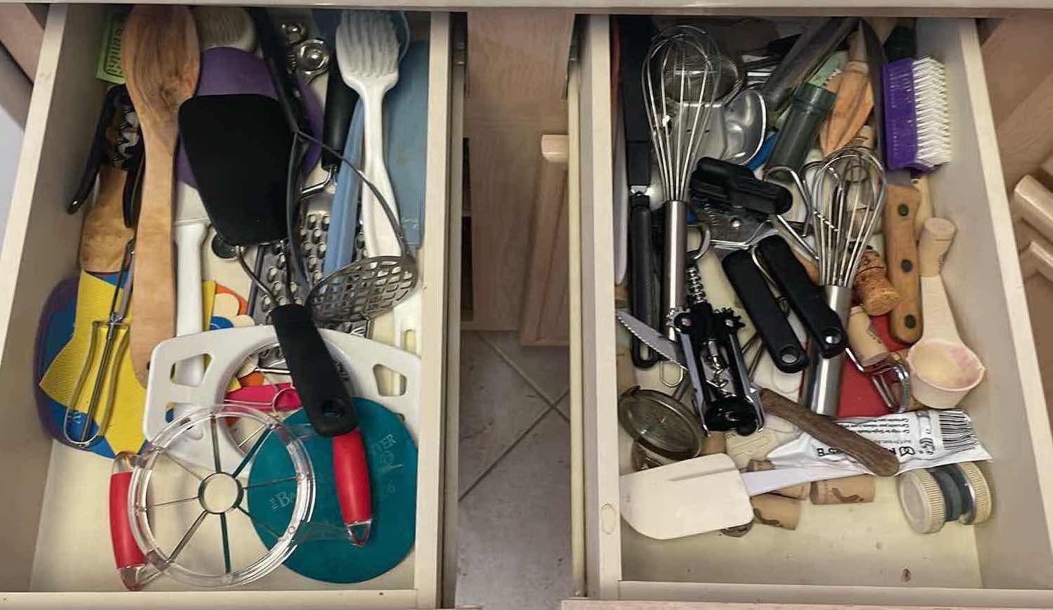 Photo 1 of CONTENTS OF 2 KITCHEN DRAWERS- COOKING UTENSILS