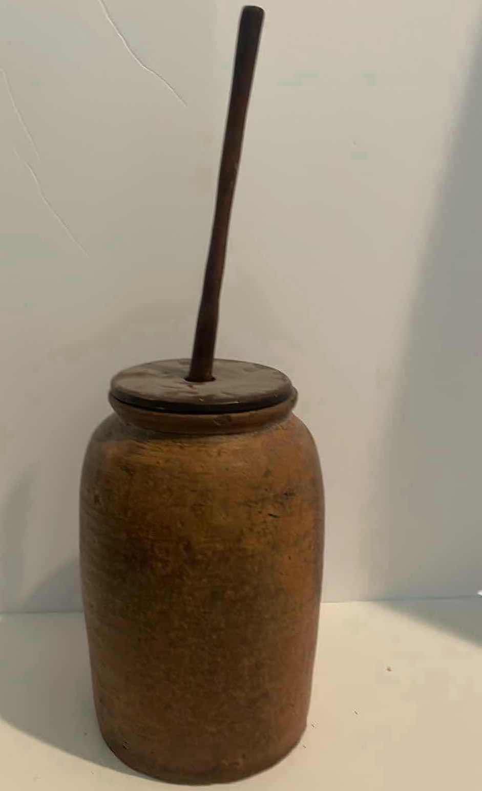 Photo 1 of ANTIQUE BUTTER CHURNER 21” VALUED $145 IN 1985