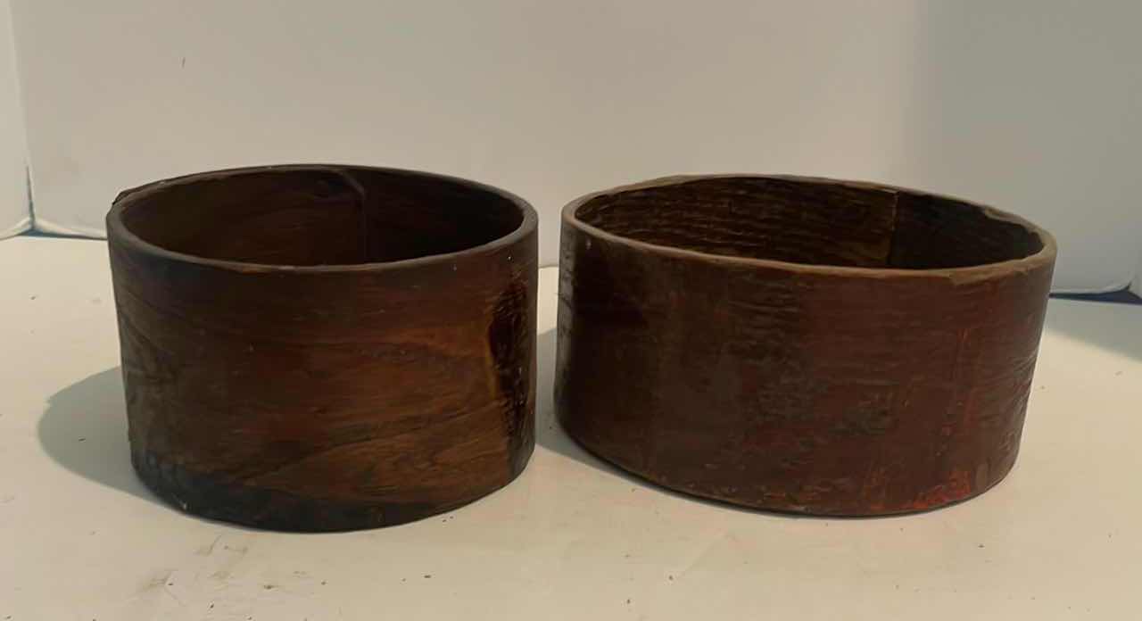 Photo 1 of ANTIQUE GRAIN MEASURE RINGS 5” and 7”