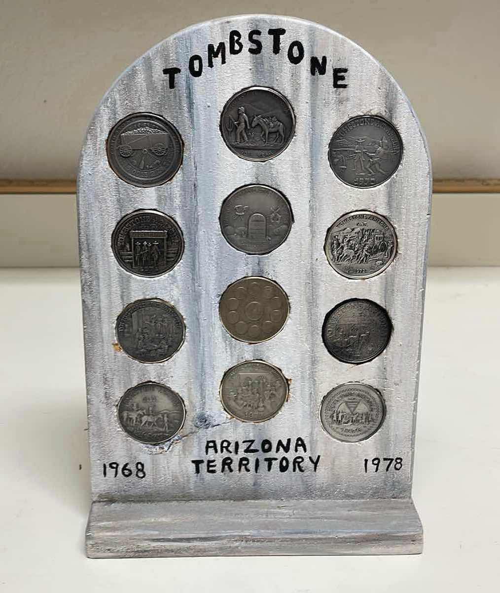 Photo 1 of ARIZONA TOMBSTONE TERRITORY COMMEMORATIVE COINS 1968-1978