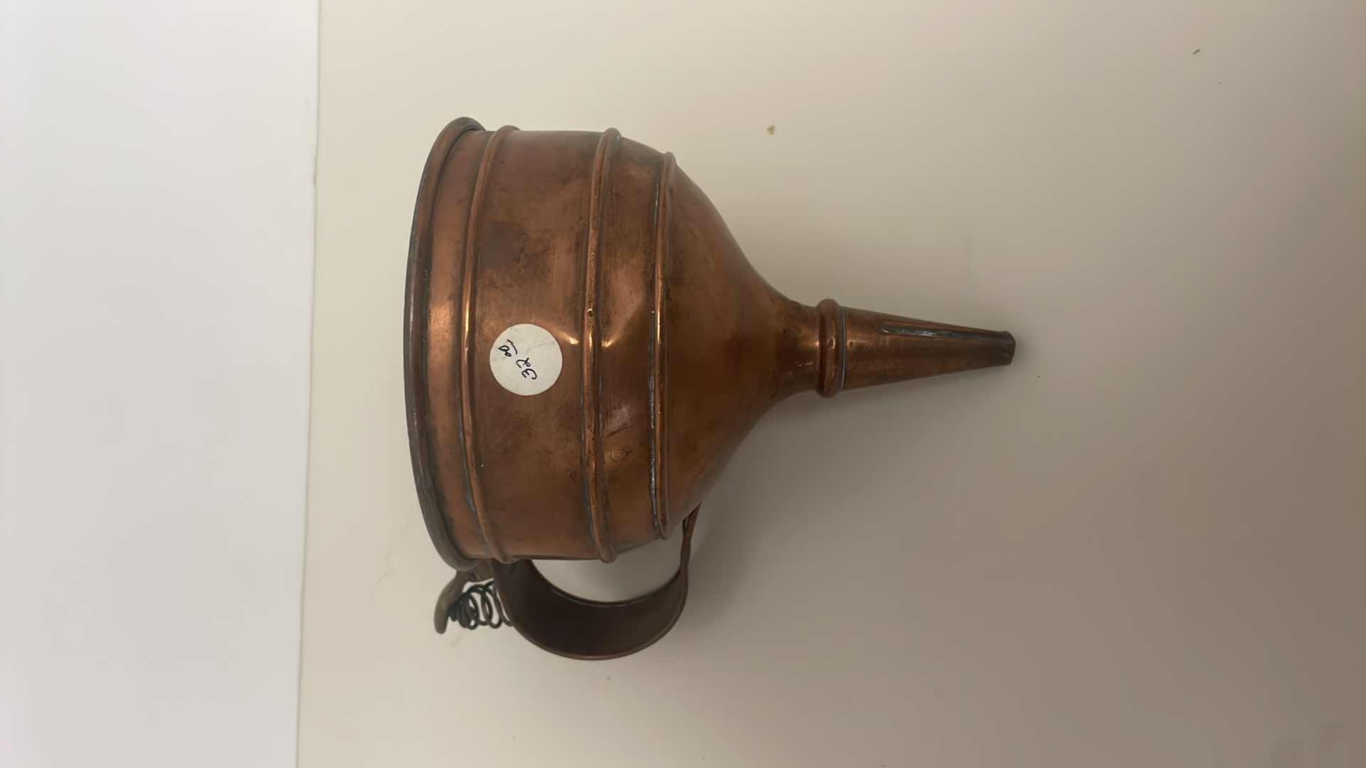 Photo 2 of ANTIQUE COPPER FUNNEL 7”