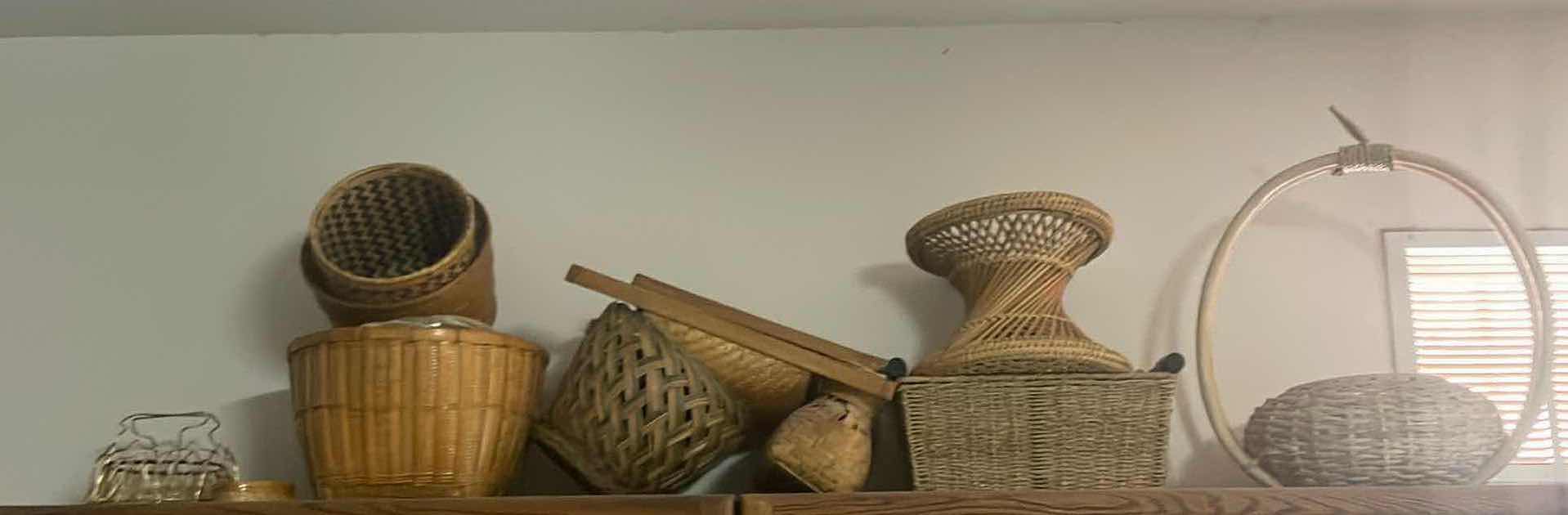 Photo 1 of 11-WICKER BASKETS